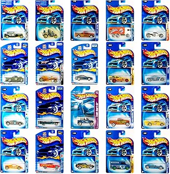 Hot Wheels 4 Unique Random Car Figures