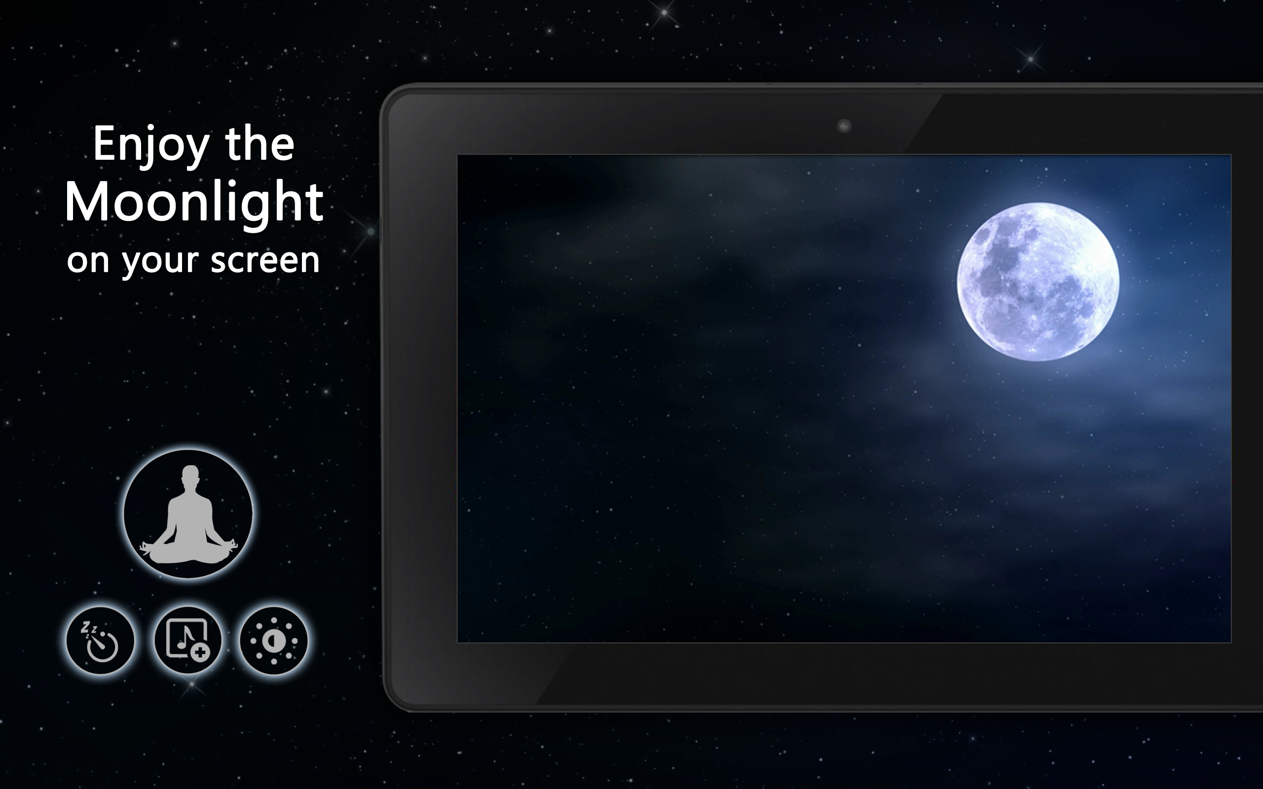 Moonlight Ambience - Calm Yourself with the Meditating Moonlight !