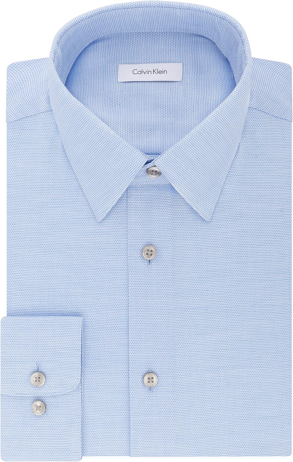 Calvin Klein Men's Dress Shirt Regular Fit Non Iron Stretch Solid at  Men’s Clothing store