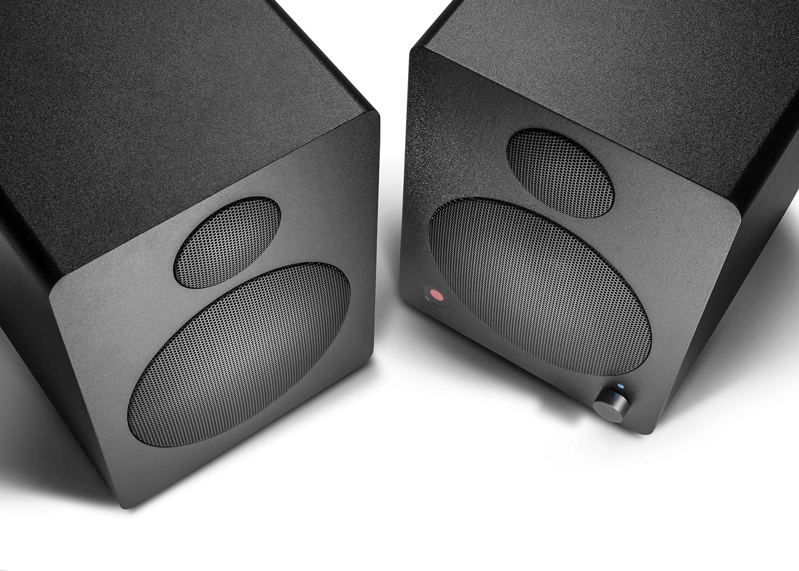 wavemaster CUBE MINI NEO black - Regallautsprecher-System (36 Watt) mit Bluetooth-Streaming, Digitalanschluss und IR-Fernbedienung, Aktiv-Boxen, Nutzung für TV/Tablet/Smartphone, schwarz (66370) 4