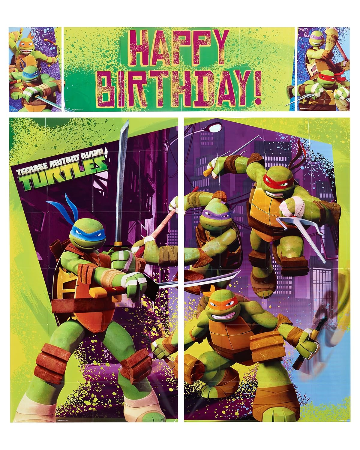 Teenage Mutant Ninja Turtles Wall Decorations Party Supplies