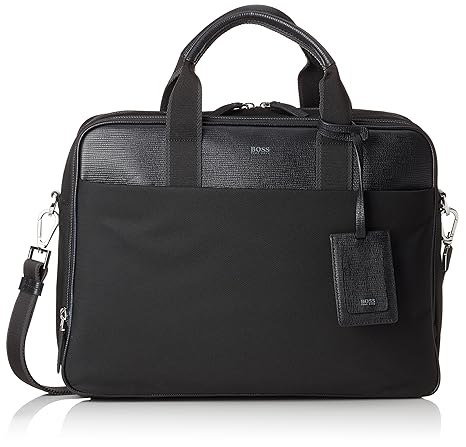 BOSS Herren Meridian_d Doc Case Business Tasche, 13,5 x 31 x 42 cm, Schwarz (Black)
