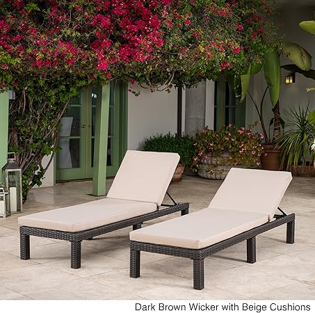 Amazon Com Great Deal Furniture Venice Outdoor Dark Brown Wicker