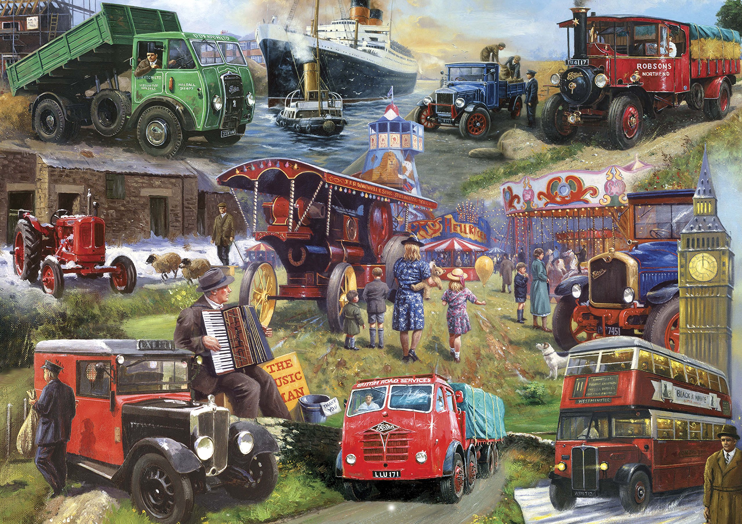 King 5210 5 Classic Collection 5 in 1 Jigsaw Puzzles 5 x 1000Piece
