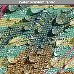 Ambesonne Flamingo Fabric by The Yard, Tropical