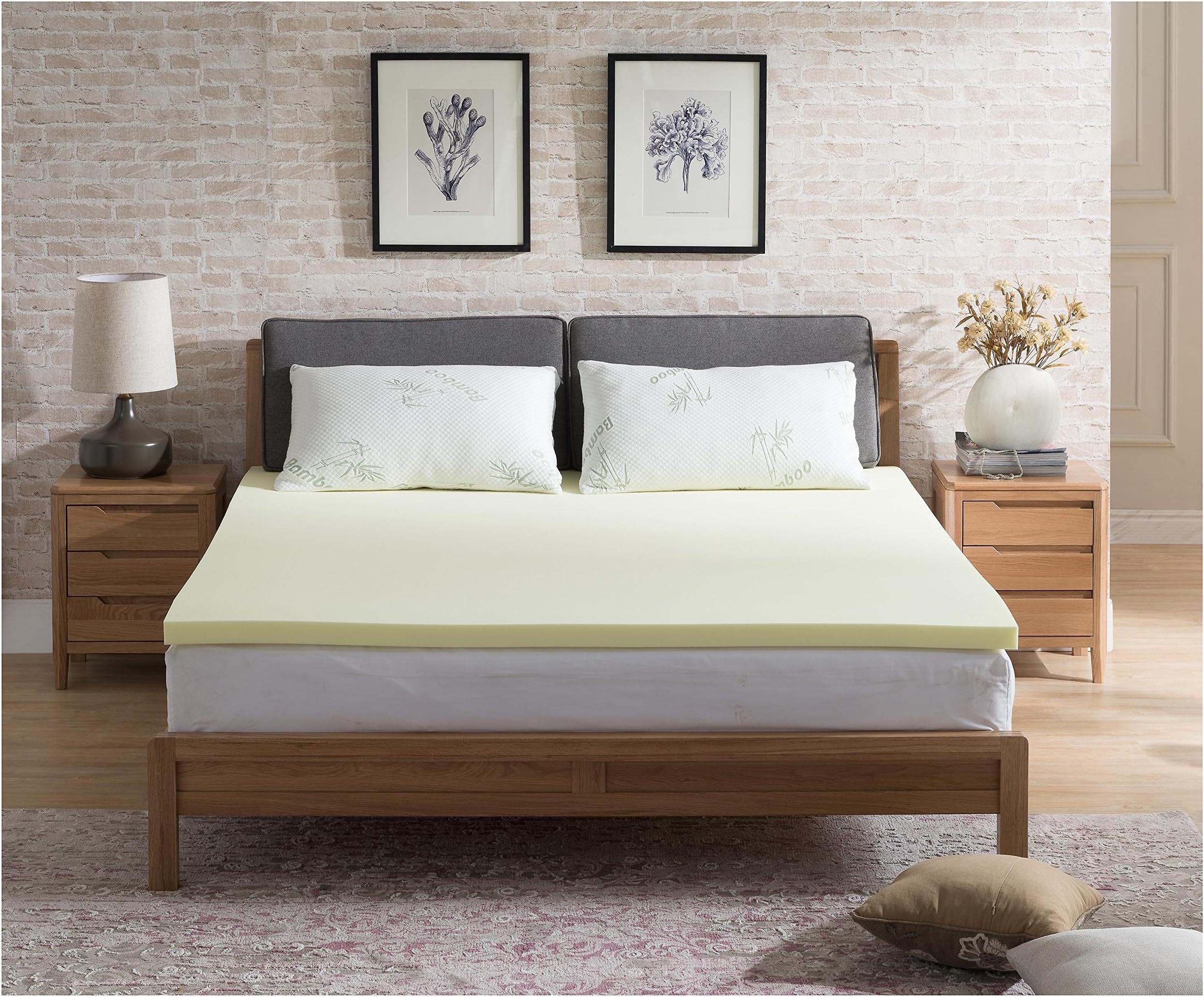 Alveo Memory Foam Mattress Topper (King Size)