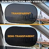 EcoNour Car Window Shades for Baby 4 Pack 20 x 12 inch Sun Protection view 3