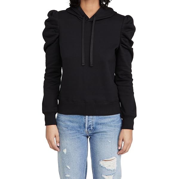 rebecca minkoff janine puff sleeve hoodie