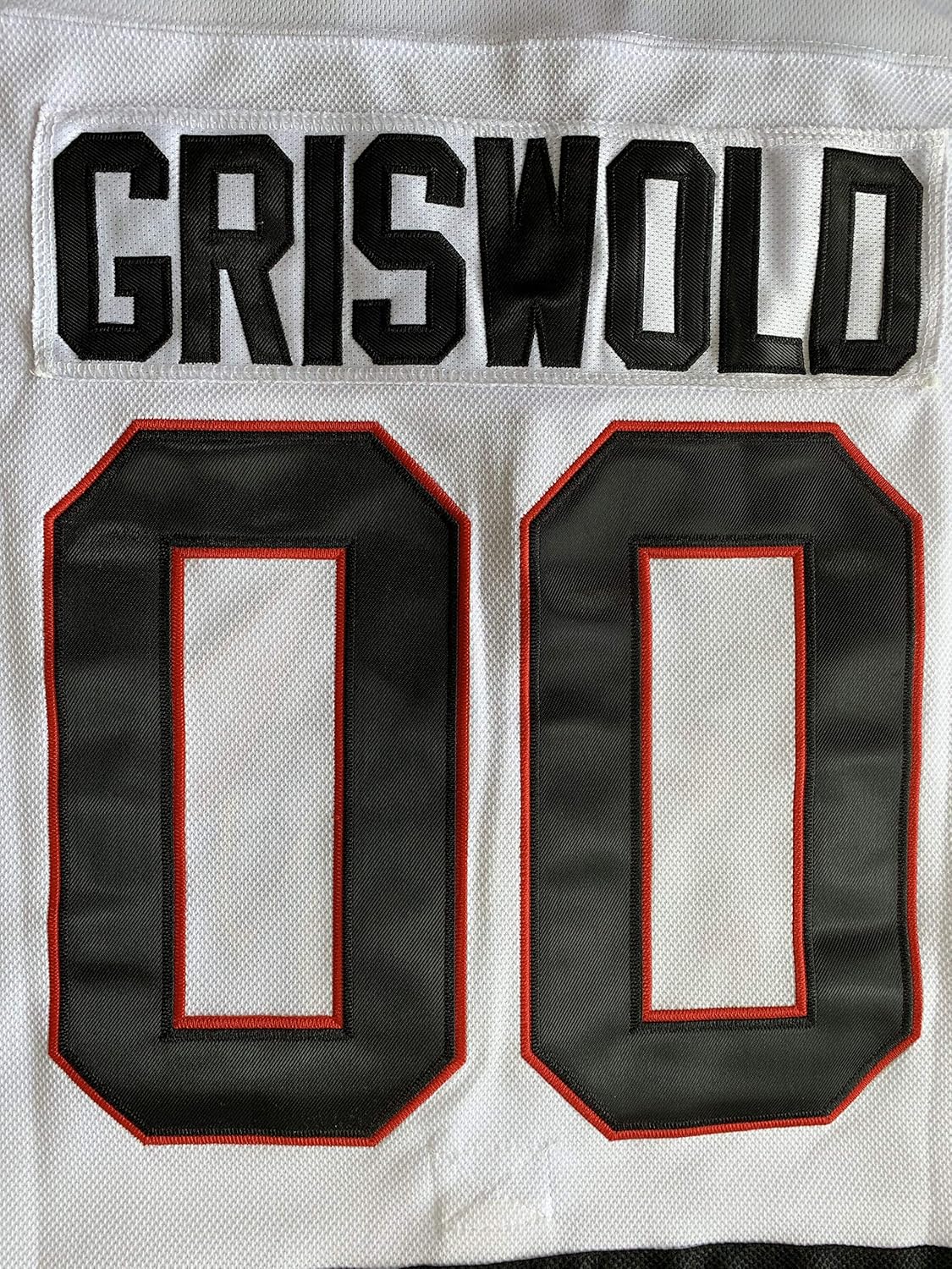 Men Clark Griswold Jersey #00 X-Mas Christrmas Vacation Movie Ice Hockey Jerseys Stitched S-XXXL: Clothing