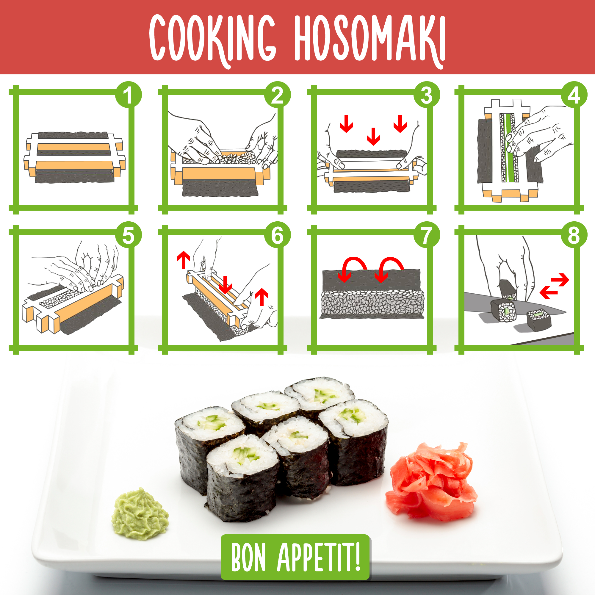 Watch Sushi making kit by iSottcom - Makimaker - Sushi Maker Best