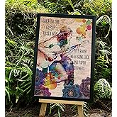 Buywell Metal Tin Retro Sign Gypsy Wall Decor | Lyrics Poster | Music Bar Club Men's Cave Art Decor Wall Poster Gift - 5.5x8 Inch