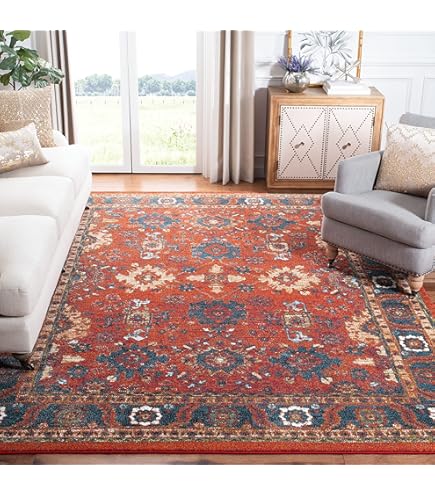 Amazon.com: Loloi Loren Collection LQ-10 Blue/Red 8'-4