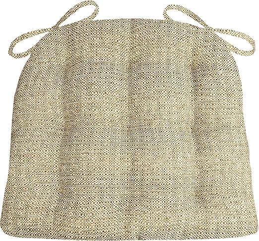 Amazon Com Barnett Home Decor Brisbane Camel Tweed Chair Pads
