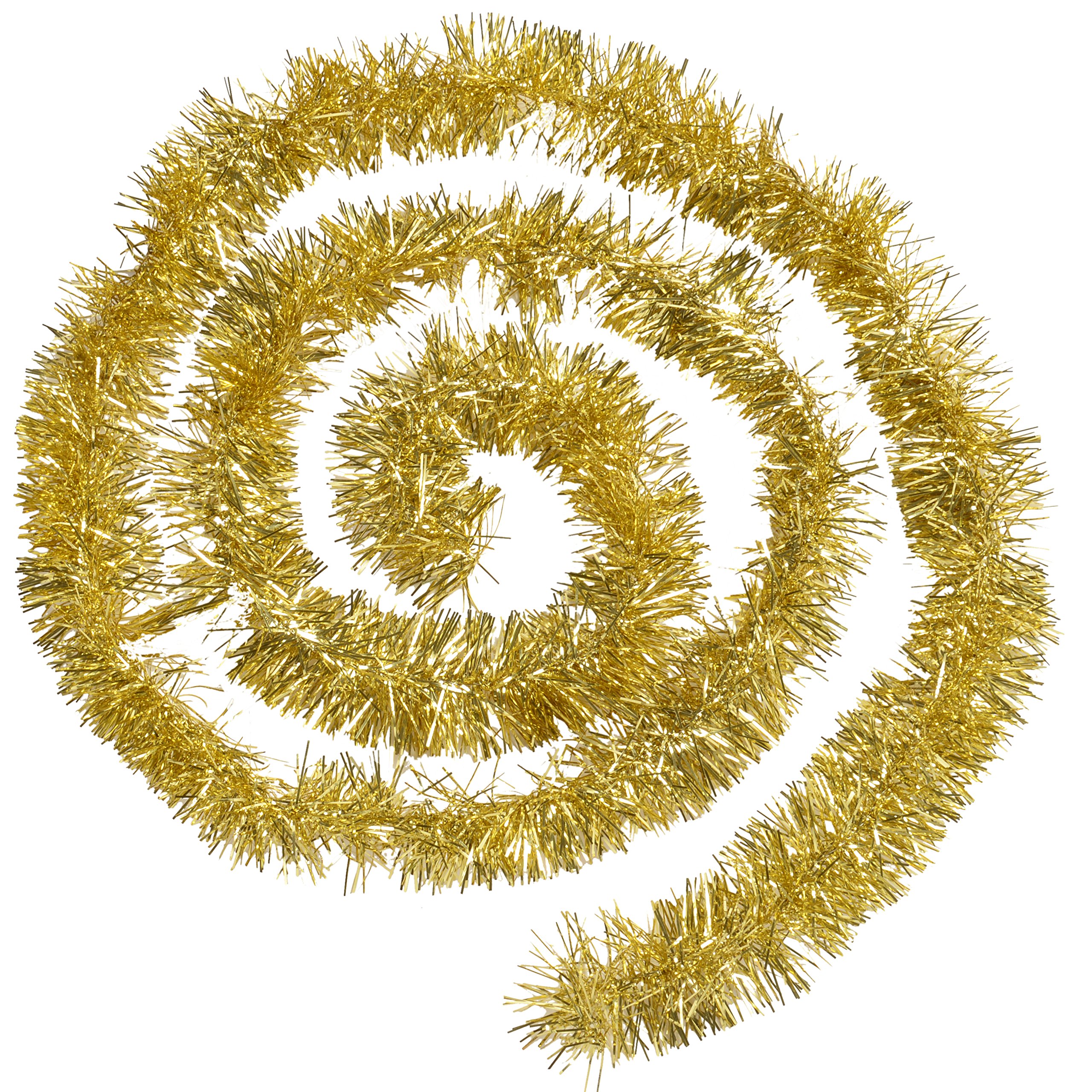 WeRChristmas 10 m Garland Christmas Tree Tinsel, Gold