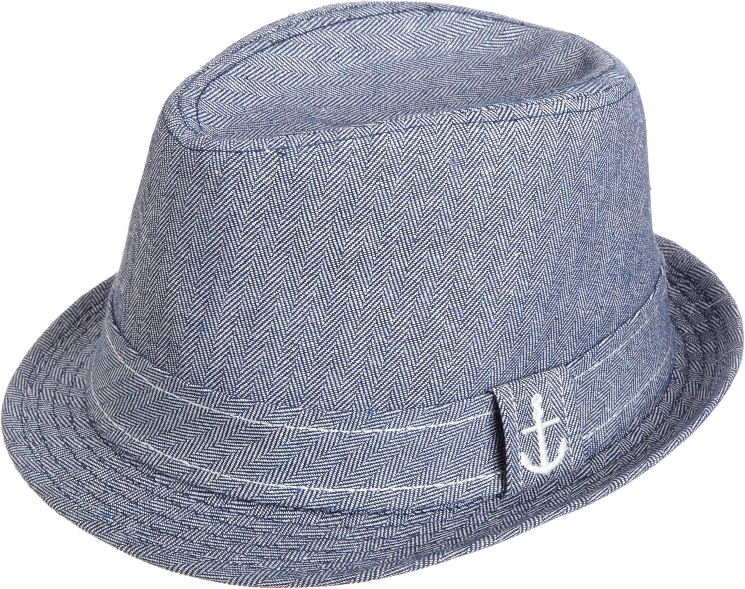 San Diego Hat Little Boys' Fedora, Blue, 57 Toddler Fedora Clothing