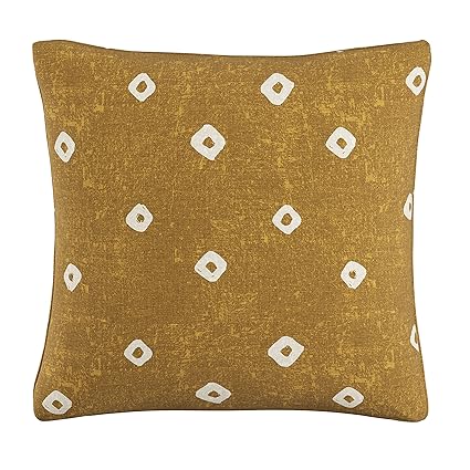 Amazon Com Apartment Therapy Feather Fill Pillow Tamara Ochre 20