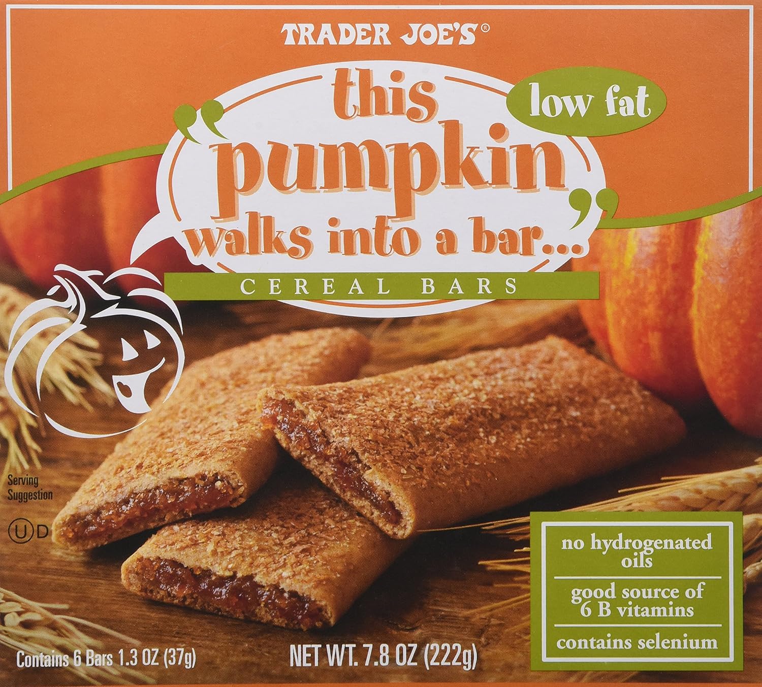 Amazon Com Trader Joes Pumpkin Cereal Bars 2 Boxes Breakfast Cereal Bars