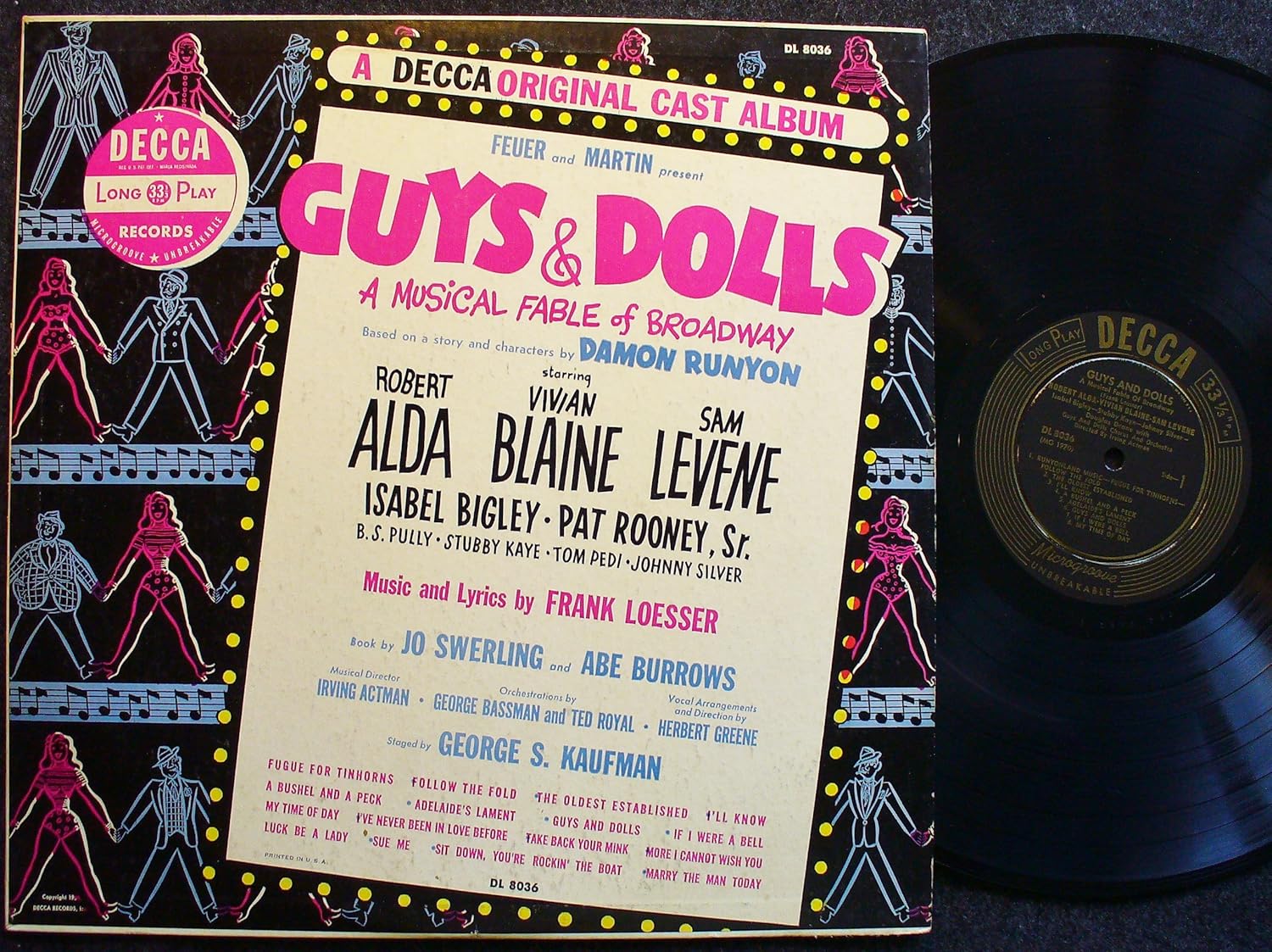  Guys & Dolls soundtrack / a Musical Fable of Broadway Music