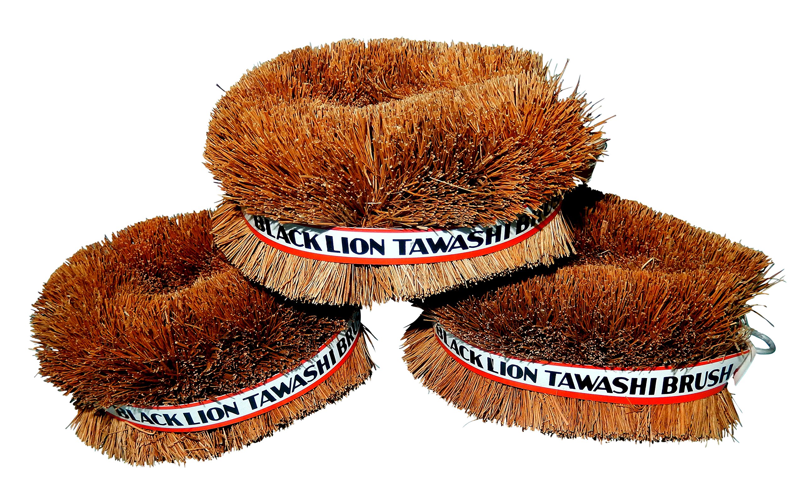 Set of 3 Japanese Tawashi Brushes for Cleaning Fruits & Vegetables & Other Household Cleaning