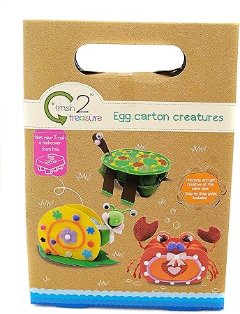 Trash 2 Treasure Project Egg Carton Paper Craft Materials Various