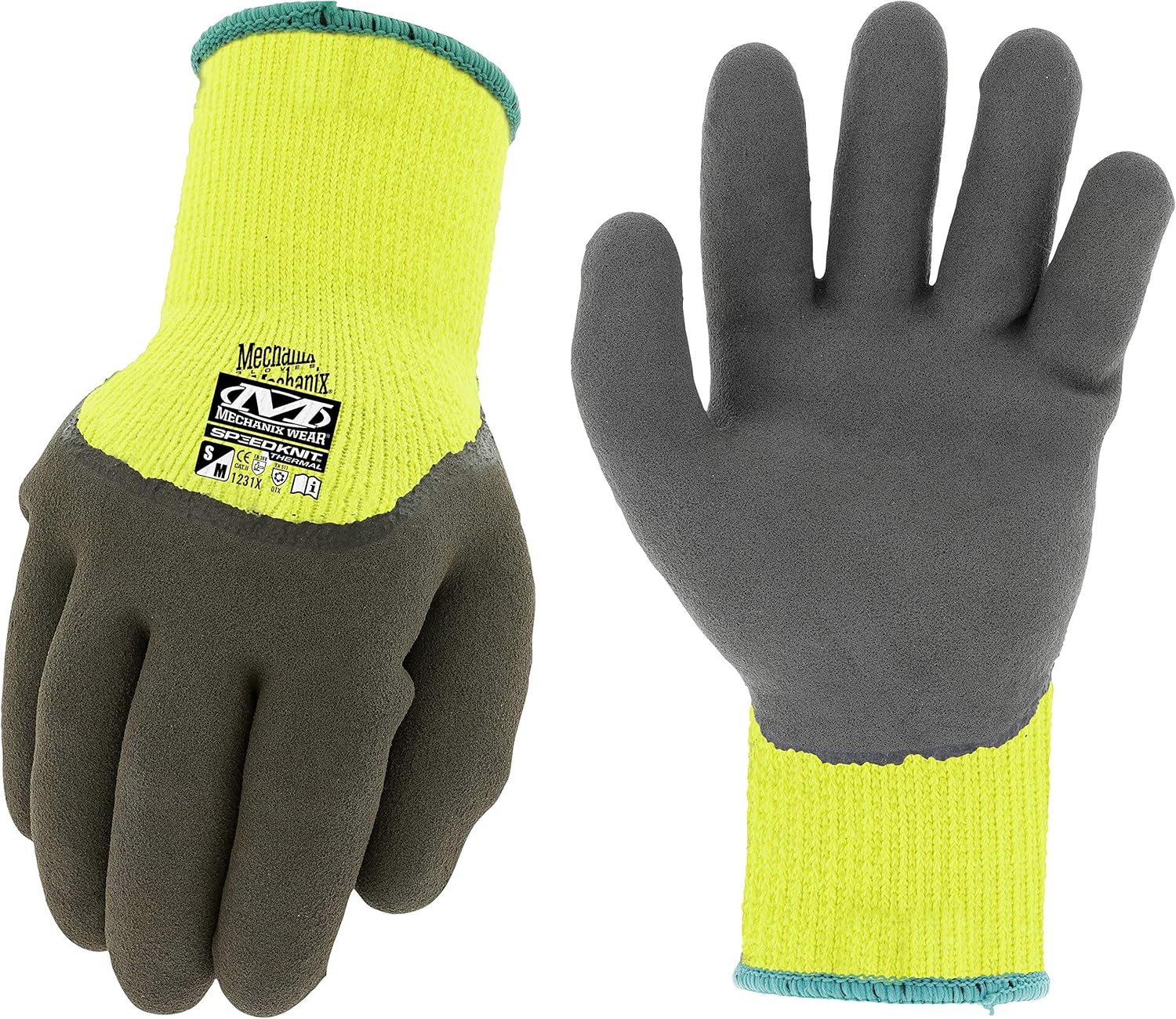 Mechanix Wear SpeedKnit Thermal Work Gloves (Large/XLarge, Fluorescent