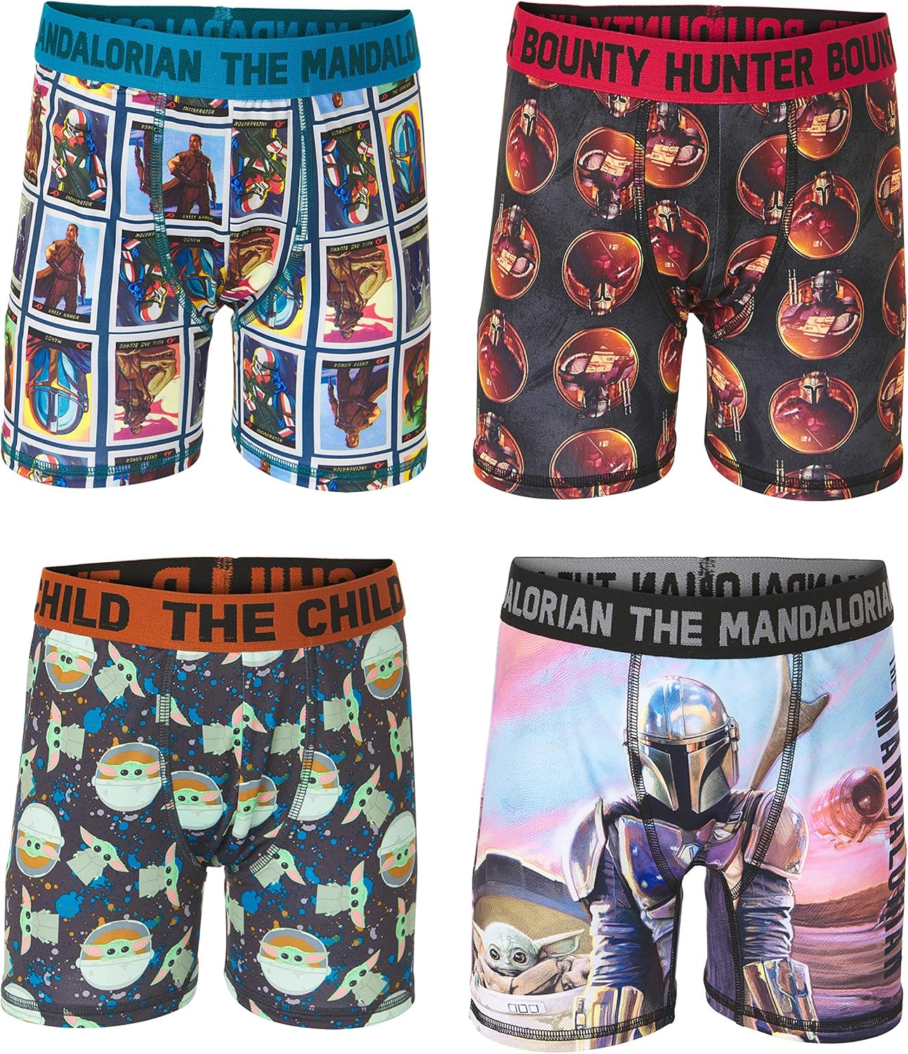 Star Wars Baby Yoda Boys Underwear Multipacks: Clothing