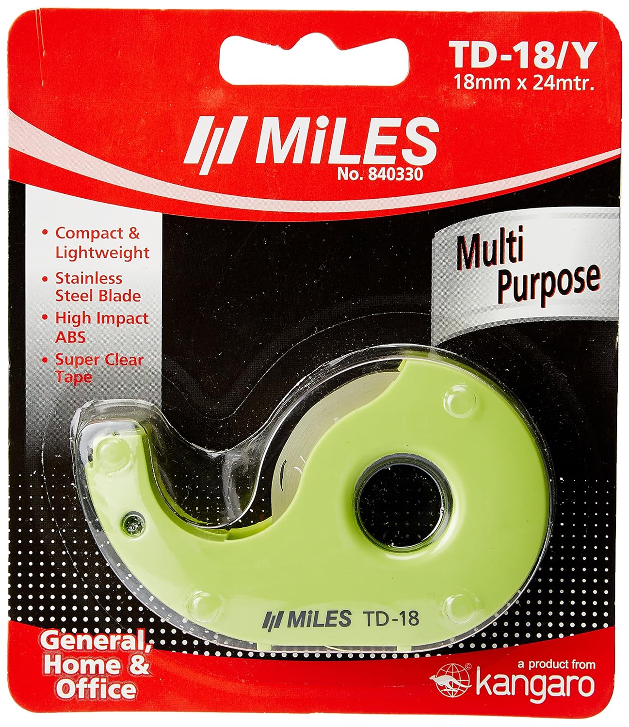 Kangaro TD 18 Y Tape Dispenser Amazon.in Office Products