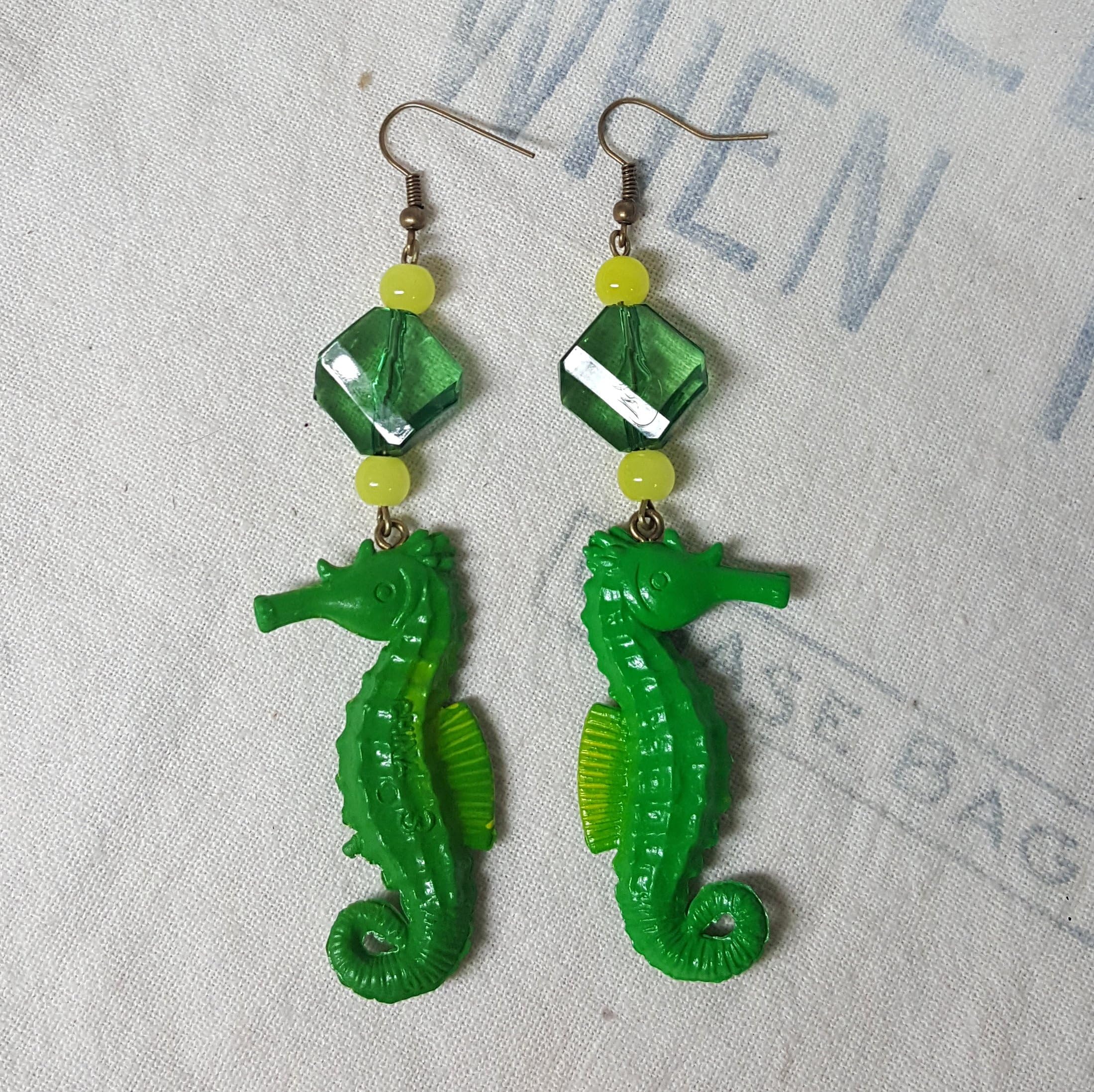 Toy Seahorse Earrings