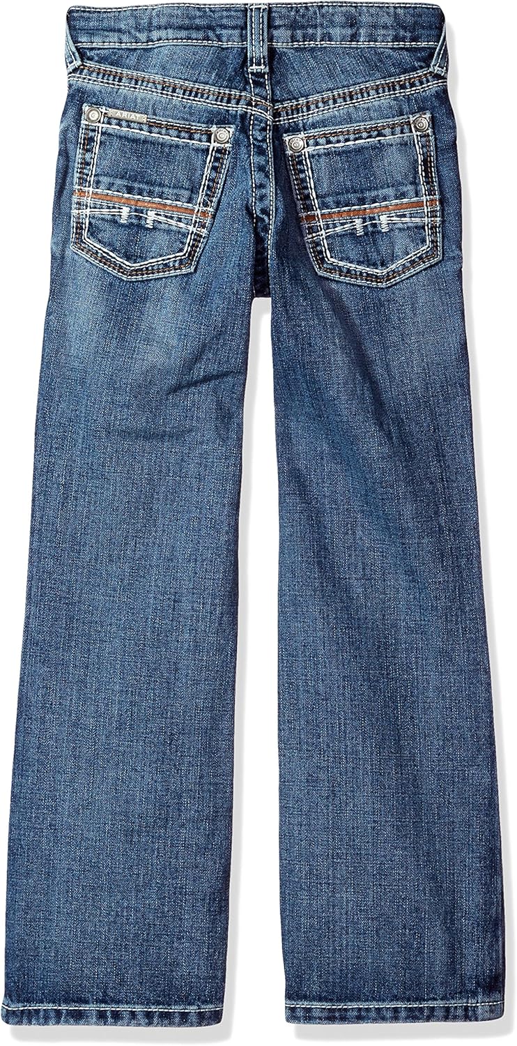 ARIAT Boys' Big B4 Relaxed Bootcut Jean: Clothing