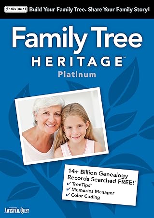 Family Tree Heritage Platinum 15 - Mac [Download]
