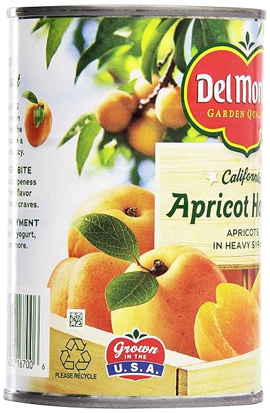 DEL MONTE APRICOT HALVES IN HEAVY SYRUP, 15.25 OZ