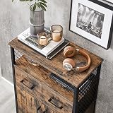 VASAGLE Storage Cabinet Multipurpose Sideboard with Drawer Adjustable Shelf view 9