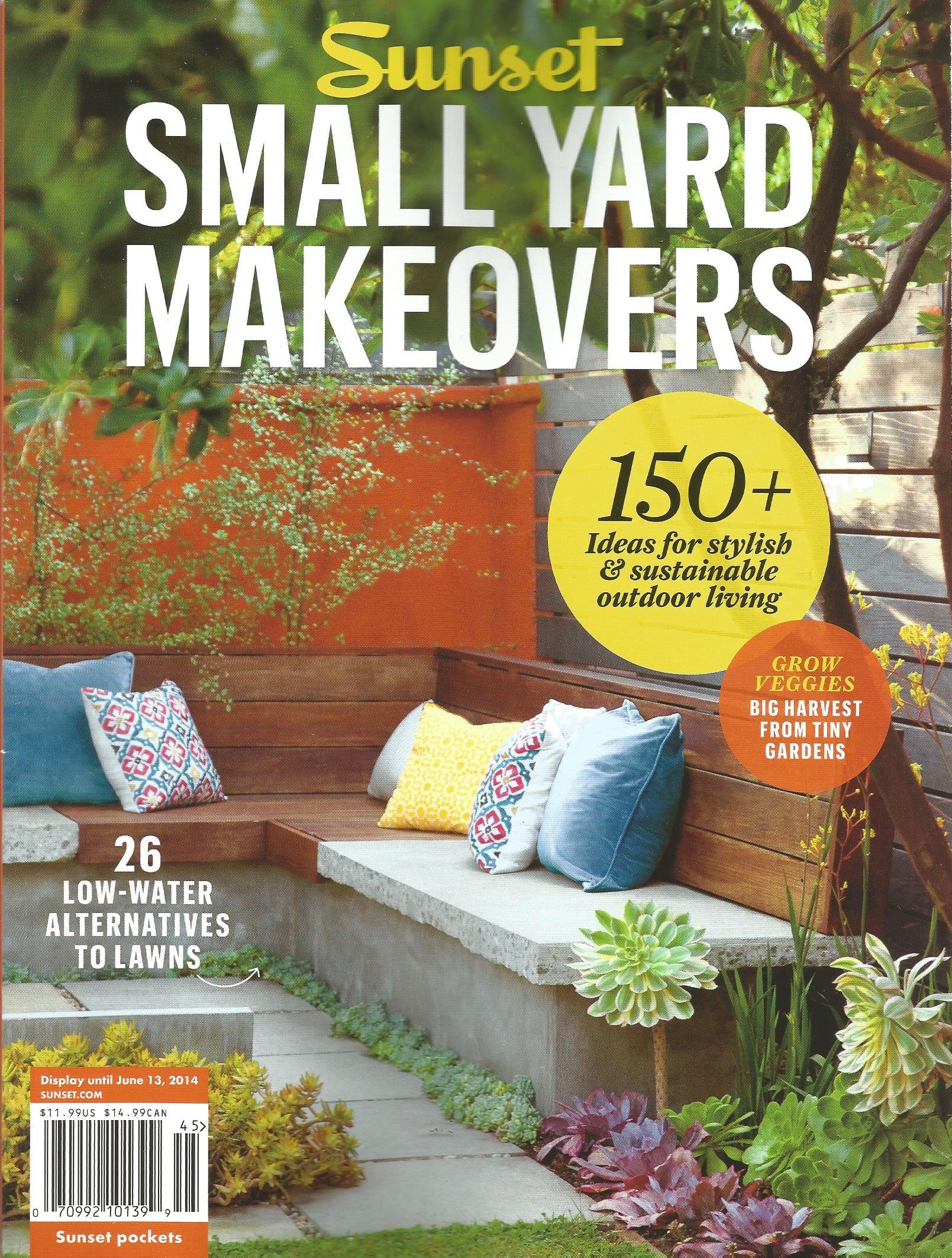 Small Yard Makeovers 2014 Sunset Special Johanna Silver Amazon