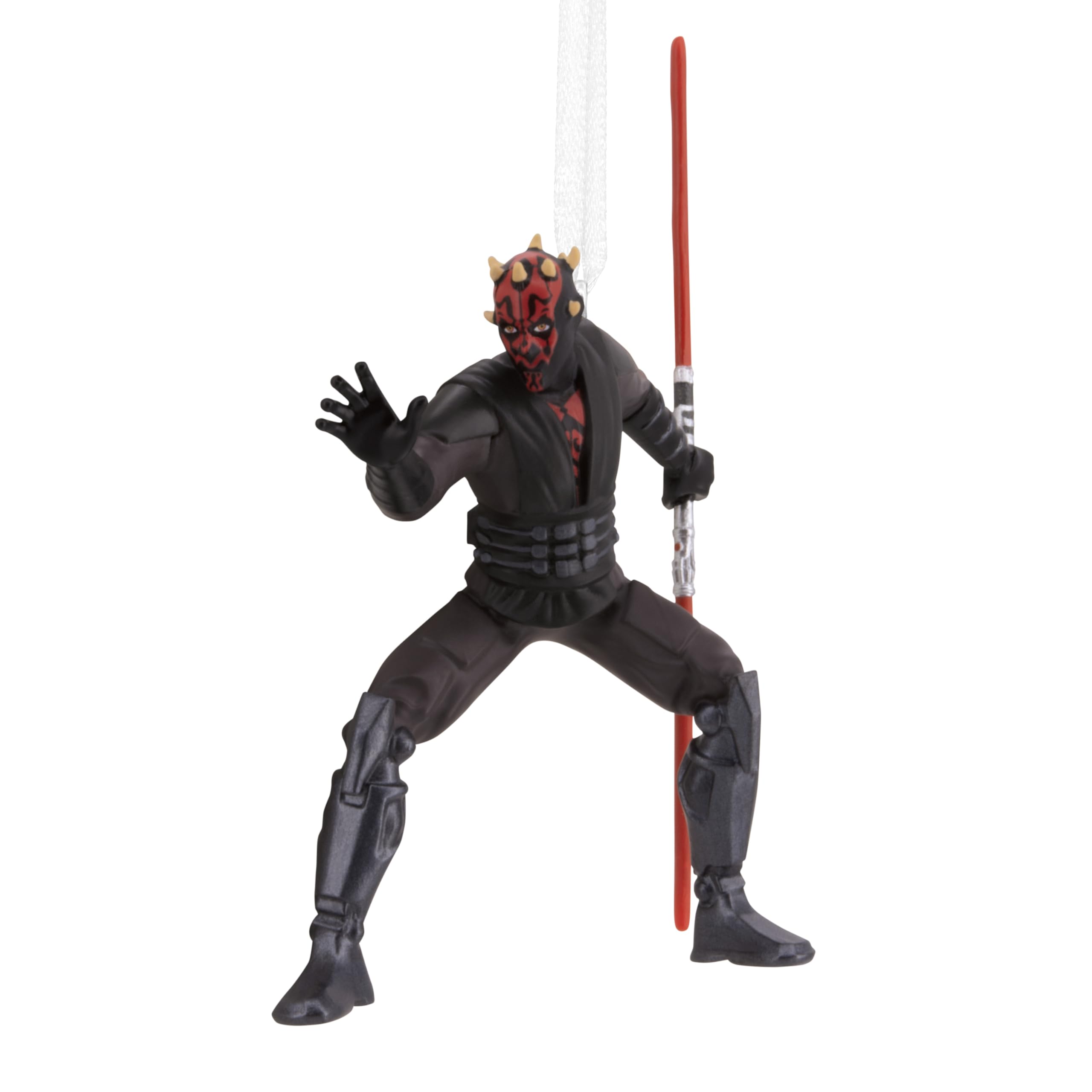 Hallmark Star Wars Darth Maul Hanging Ornament, Star Wars Tree Decoration, Resin Hanging Ornament, Gifts for Christmas, Black and Red