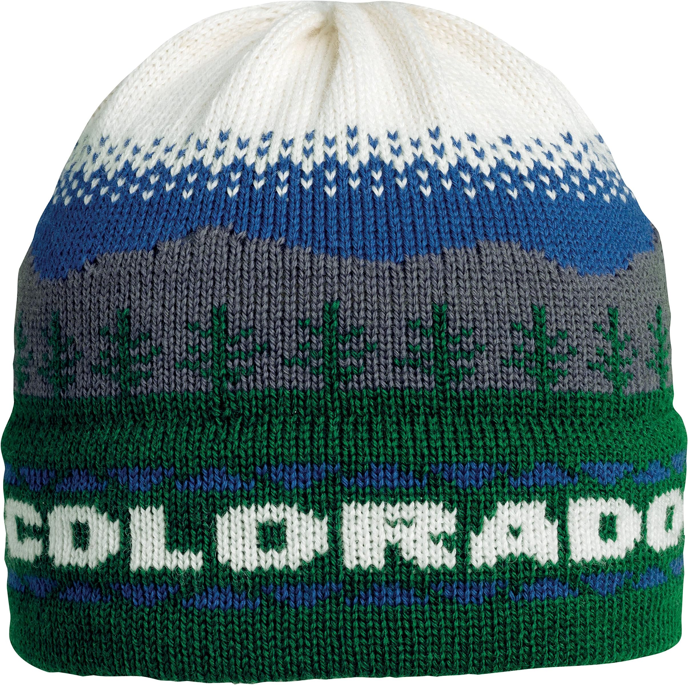 Vermont Originals 100% Wool USA Made Winter Beanie Hat Colorado Mountains