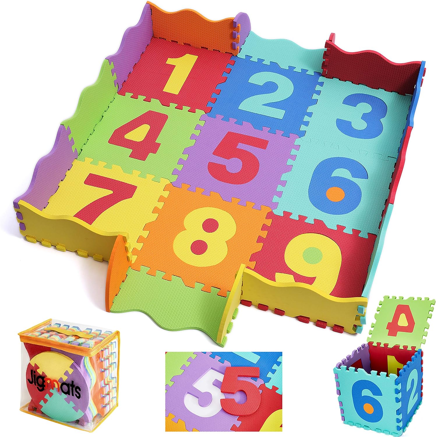 Foam Play Mat Tiles Soft Play Mats for Children 25pc Foam Floor Mats