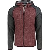 Cutter & Buck mens Mainsail Full Zip Hooded Mens Jacket