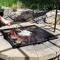 Sunnydaze X-Marks Fire Pit Cooking Grate - Outdoor
