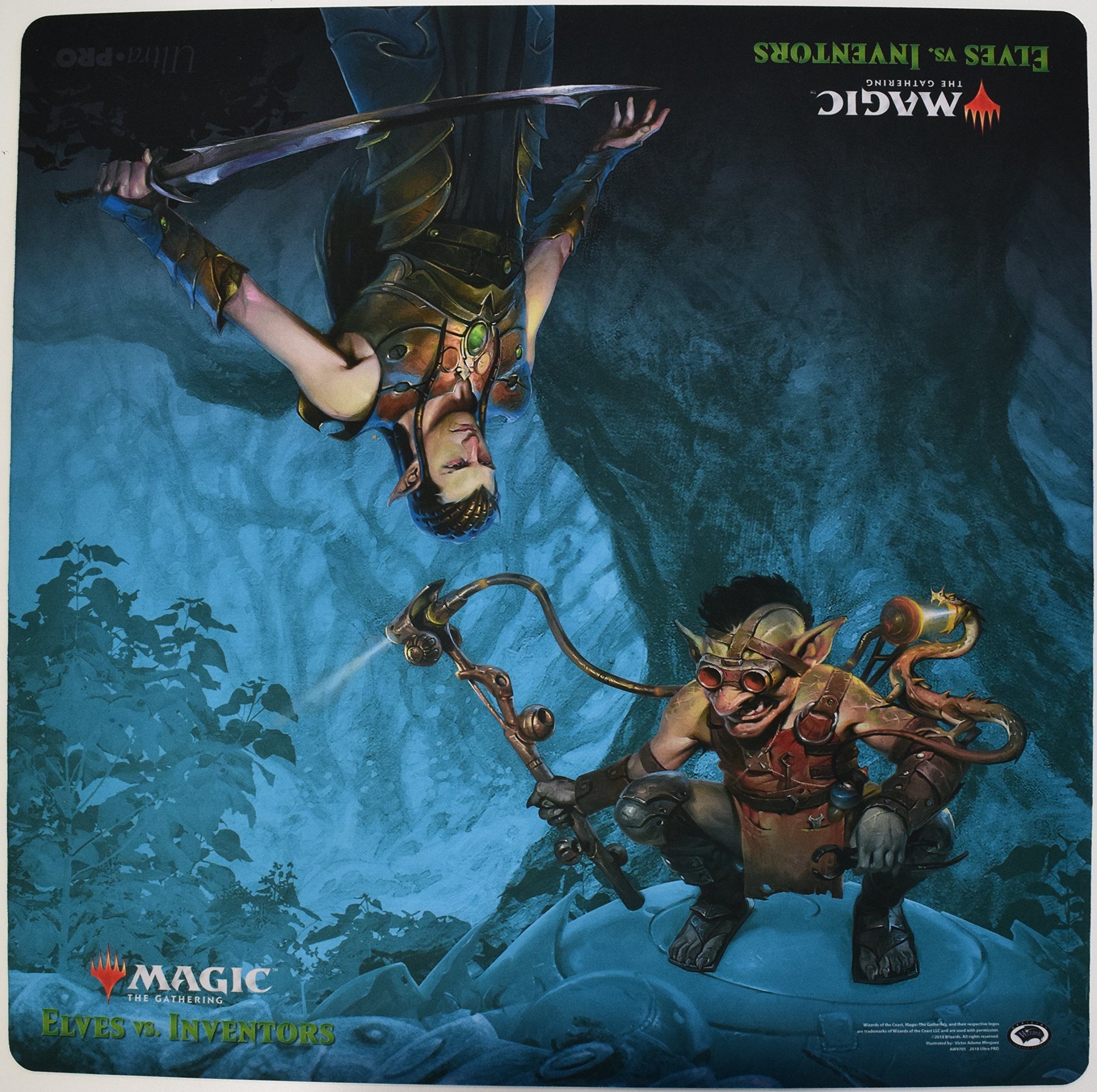 Ultra Pro Elves vs. Inventors 24" x 24" Playmat for Magic