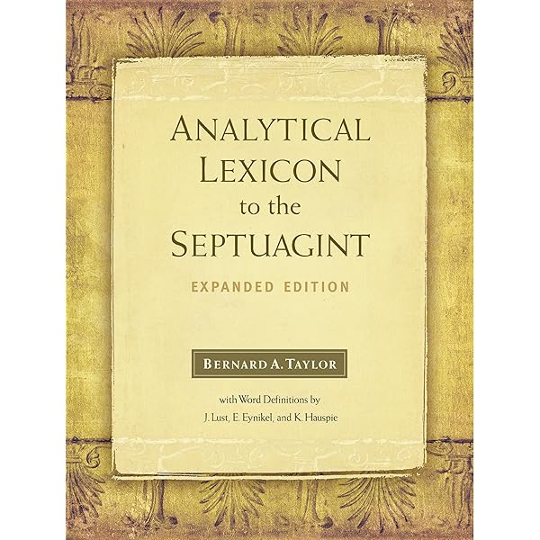 A Greek-English Lexicon of the Septuagint: Muraoka, Professor T