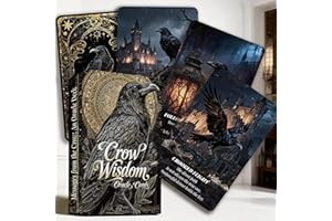 MISS FIRE Crow Oracle Cards 55-Card Deck, Animal Spirit Guidance for Intuitive Readings & Daily Insight, Mindfulness and Divi