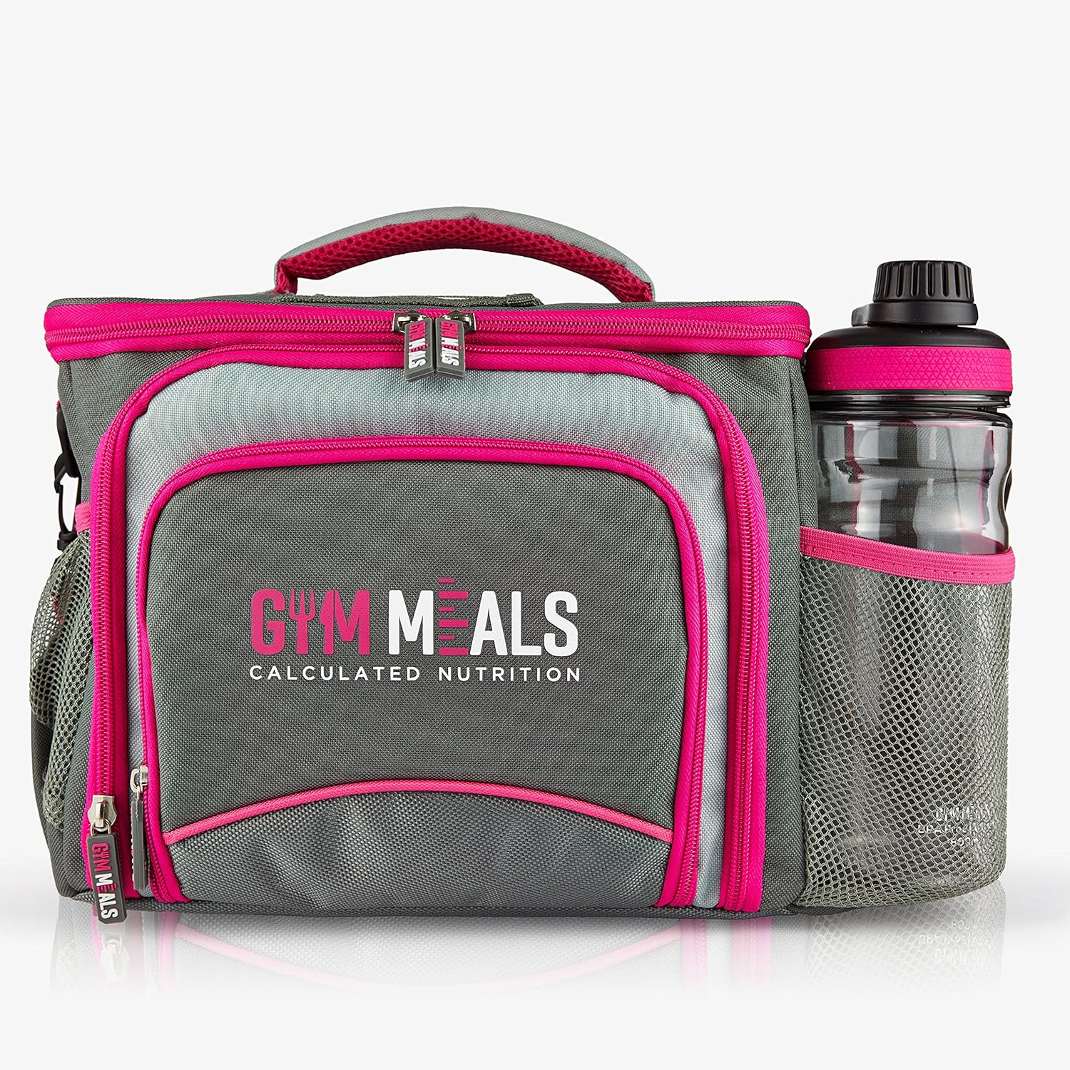 Fearless Meal Prep Bag Large 6 Meal Capacity Management System PINK