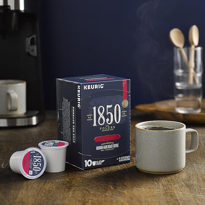 1850 Trailblazer 中深度烘焙 K-cup咖啡胶囊 10颗*6盒 优惠券折后$35.34 海淘转运到手约￥335  S&S订购可再优惠5%