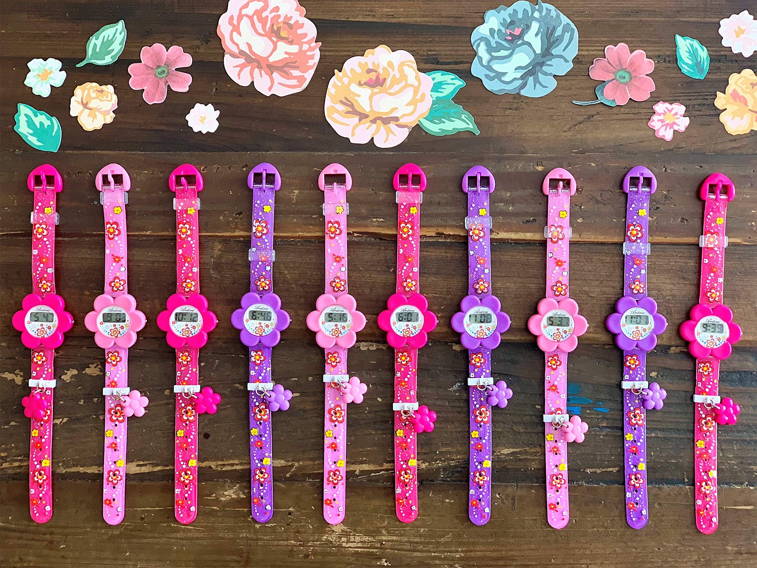 Party Favor for Kids! 10 Watches for Kids in Different Assortment for Boys and Girls. Great Bulk Price. Fun Party Favors for Little and Big Kids. The ONLY Kids Party Favor You Need! (10 Pack)