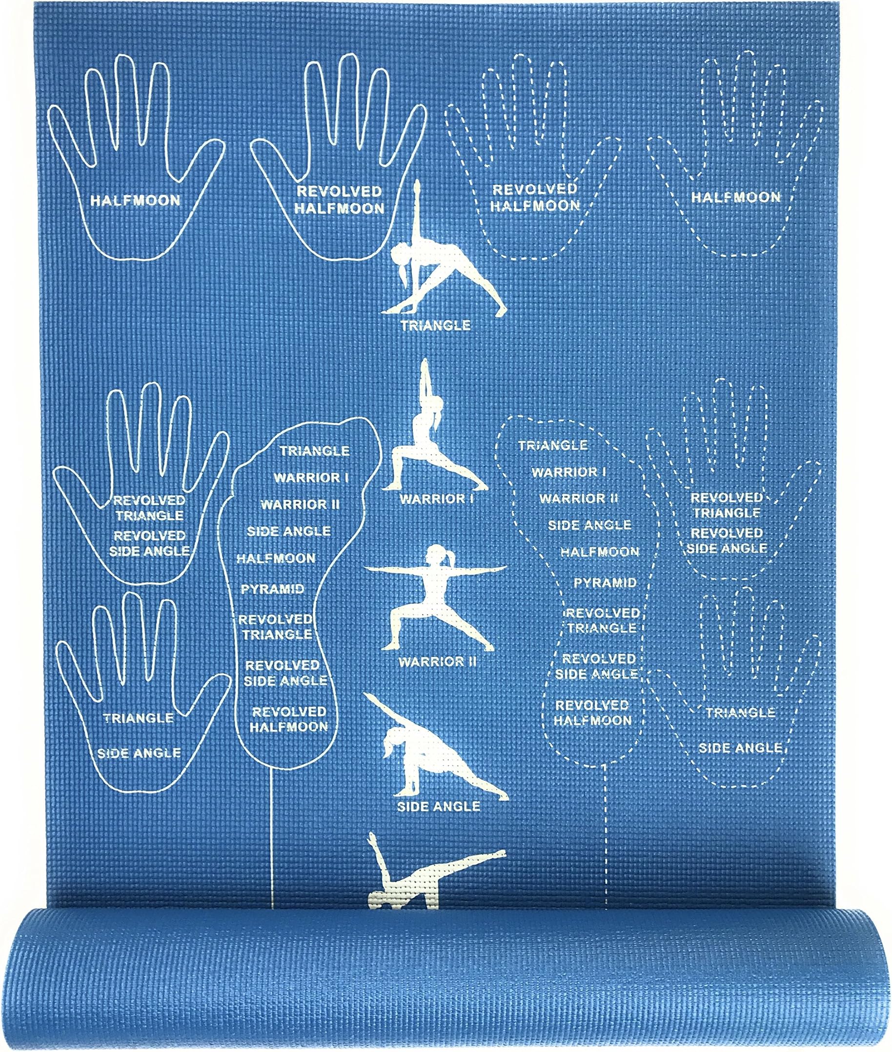 CopyCat Yoga Instructional and Educational Yoga Mat by CopyCat Yoga
