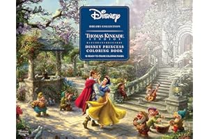 Disney Dreams Collection Thomas Kinkade Studios Disney Princess Coloring Poster Book