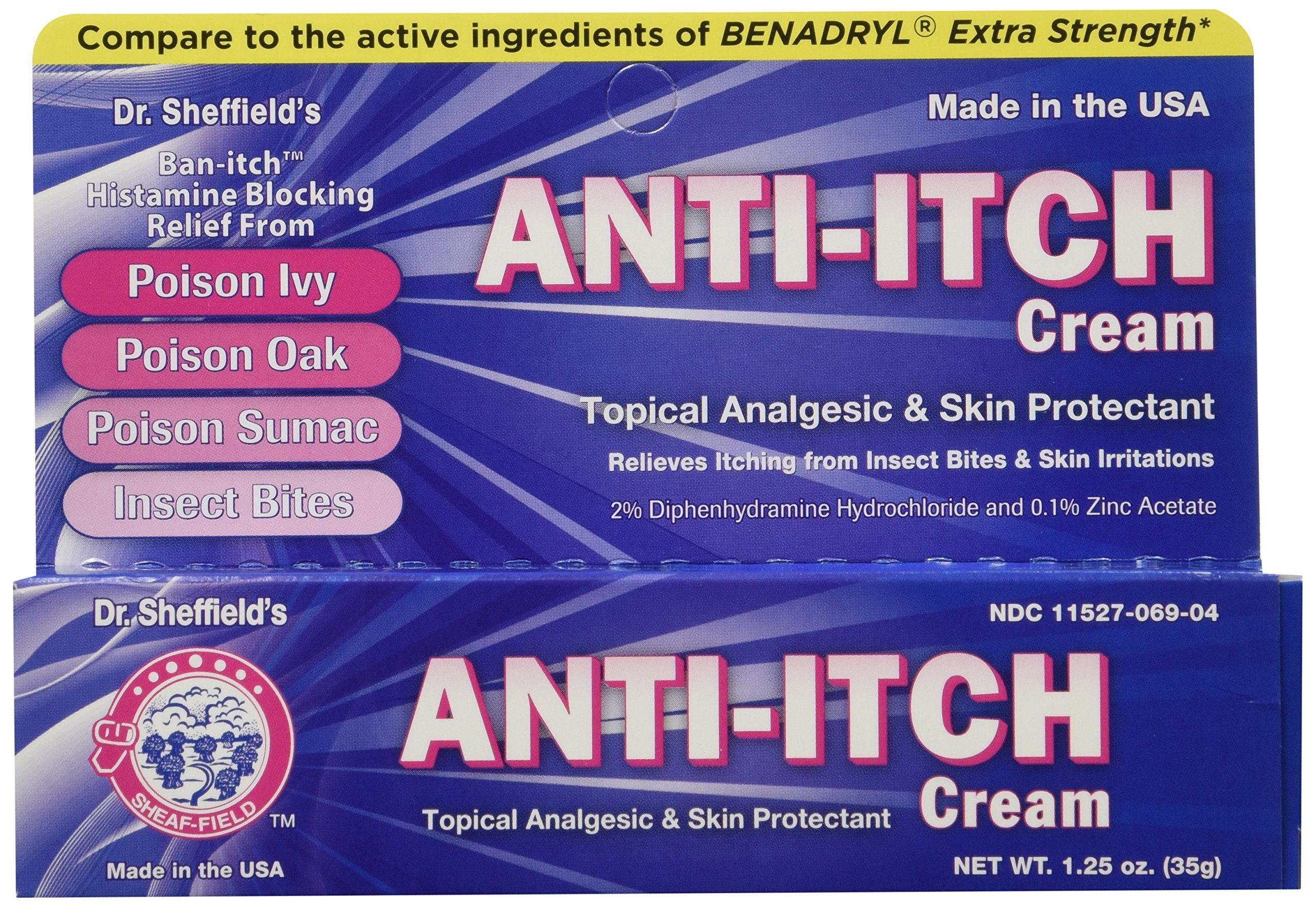 Allegra Intensive Relief AntiItch Cream, 1 Ounce Health