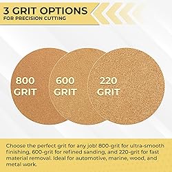 Sunmight Gold Grip No Hole 6 Inch Sanding Discs