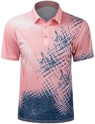 LE VONFORT Polo Shirts for Men Dry Fit Short Sleeve