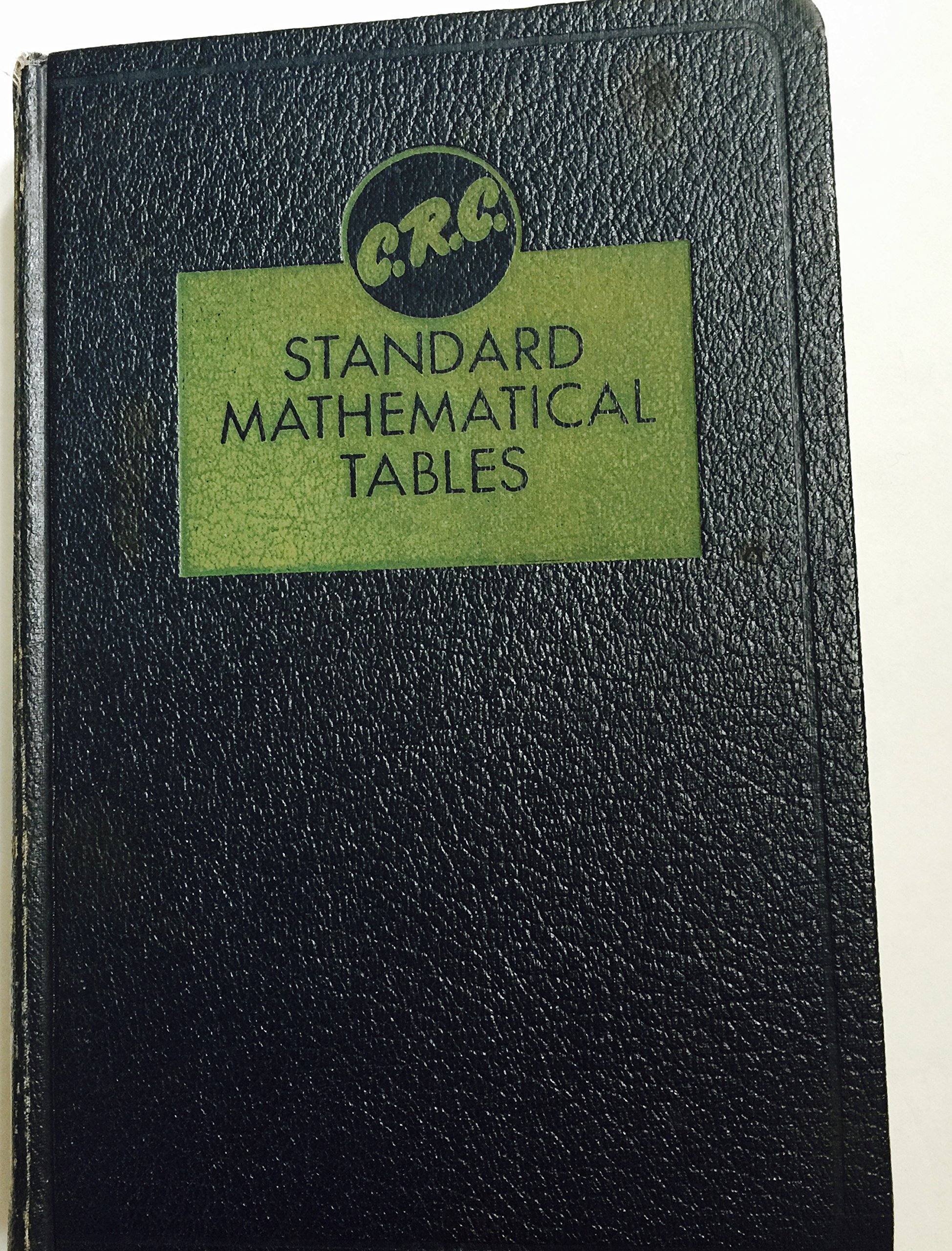 Crc Mathematical Standard ... Tables Edition: 11TH Charles